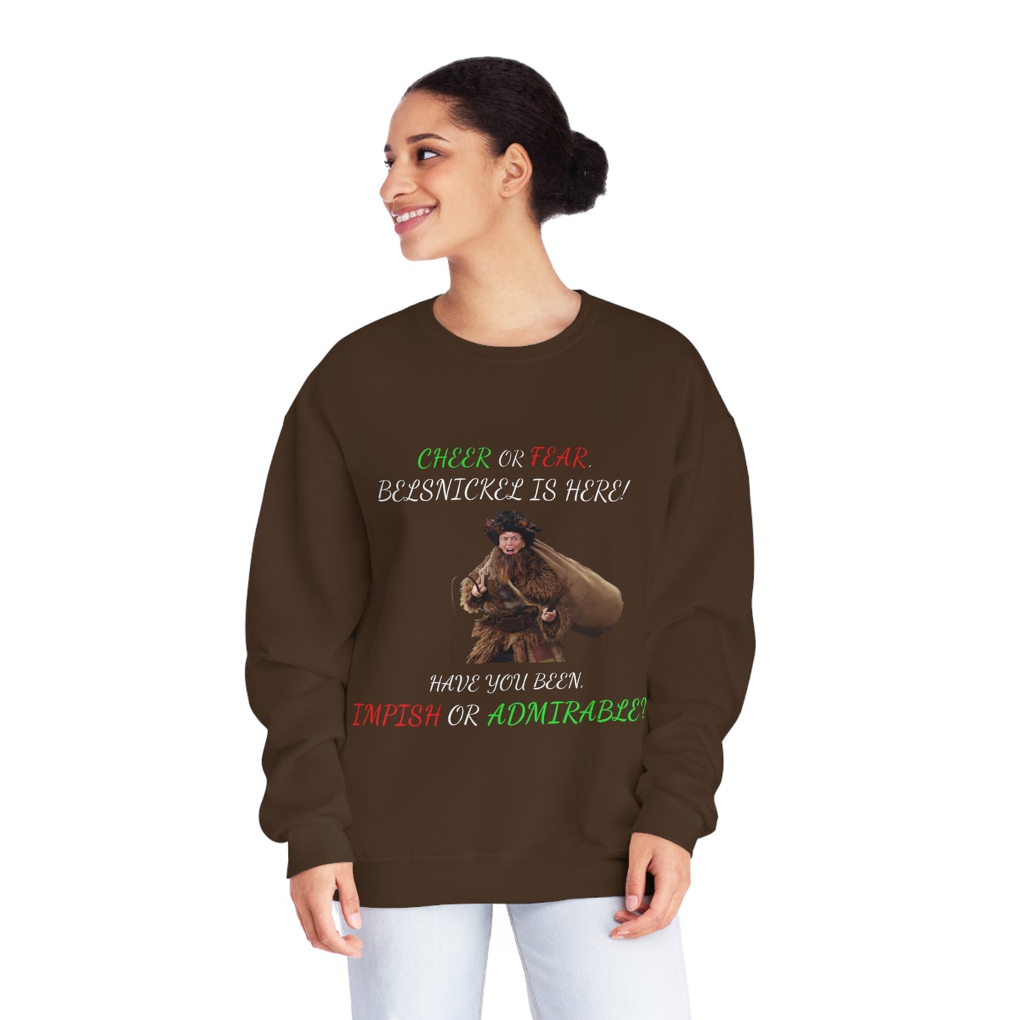 Cheer or Fear, Belsnickle is Here! Christmas Sweater