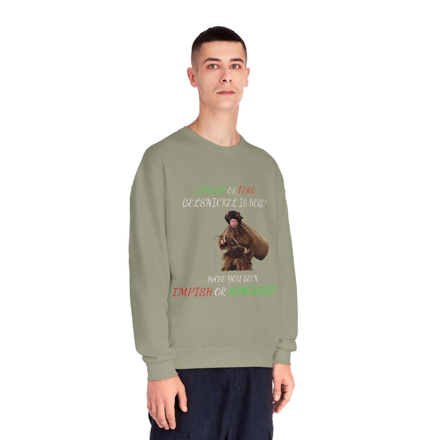 Cheer or Fear, Belsnickle is Here! Christmas Sweater