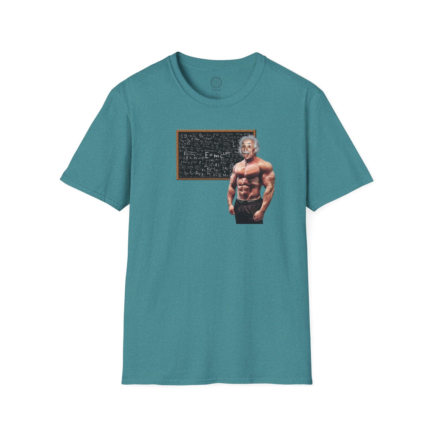 Albert Einsteins E=McLift Softstyle T shirt