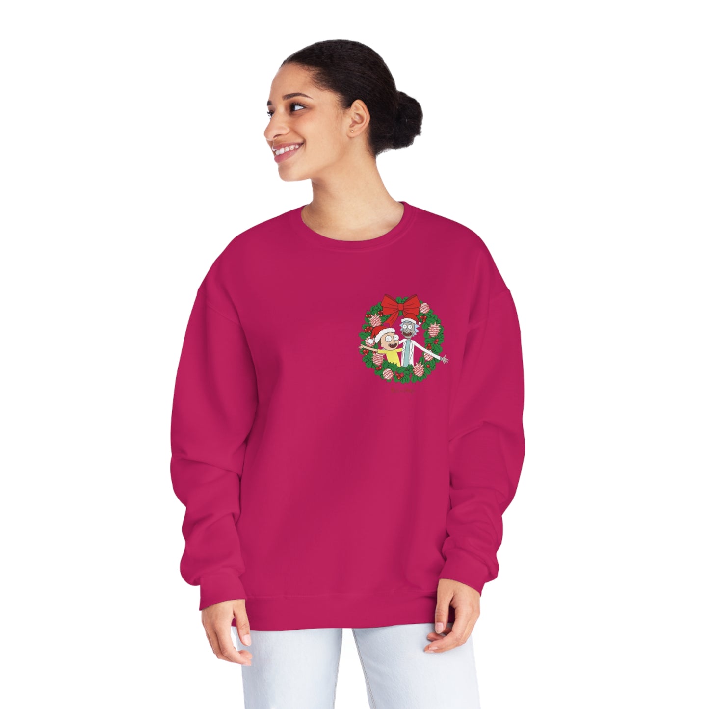 Merry Rickmas Wreath Sweater