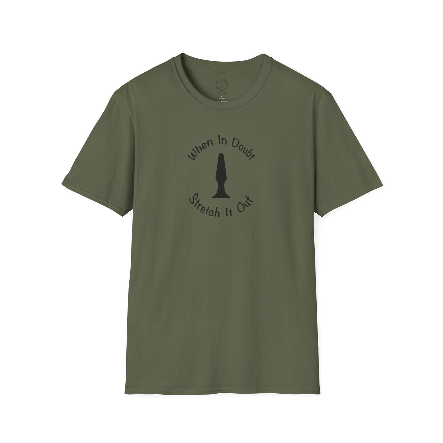 Stretch it Out T-Shirt with Butt Plug