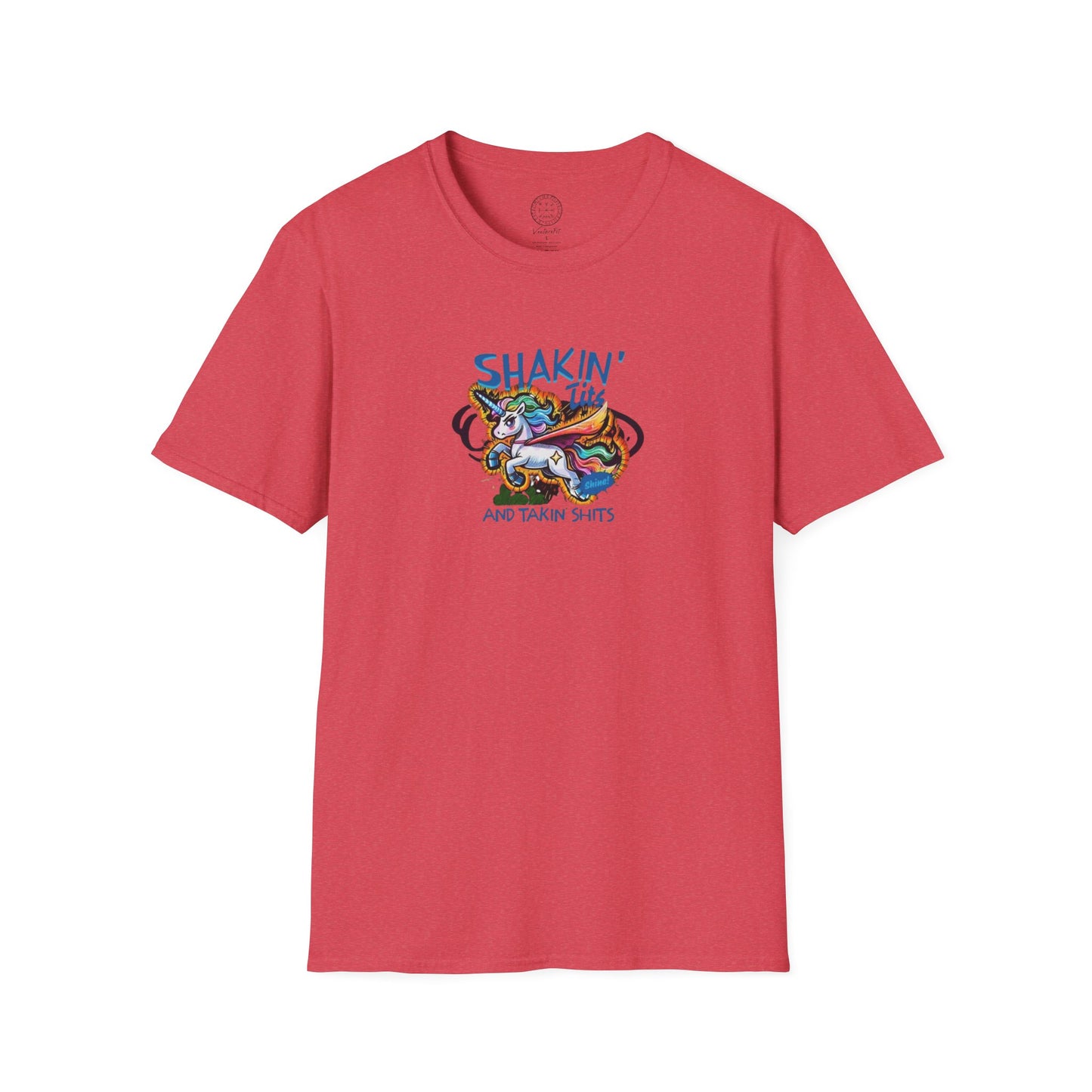 Shakin tits and takin shits Softstyle T shirt