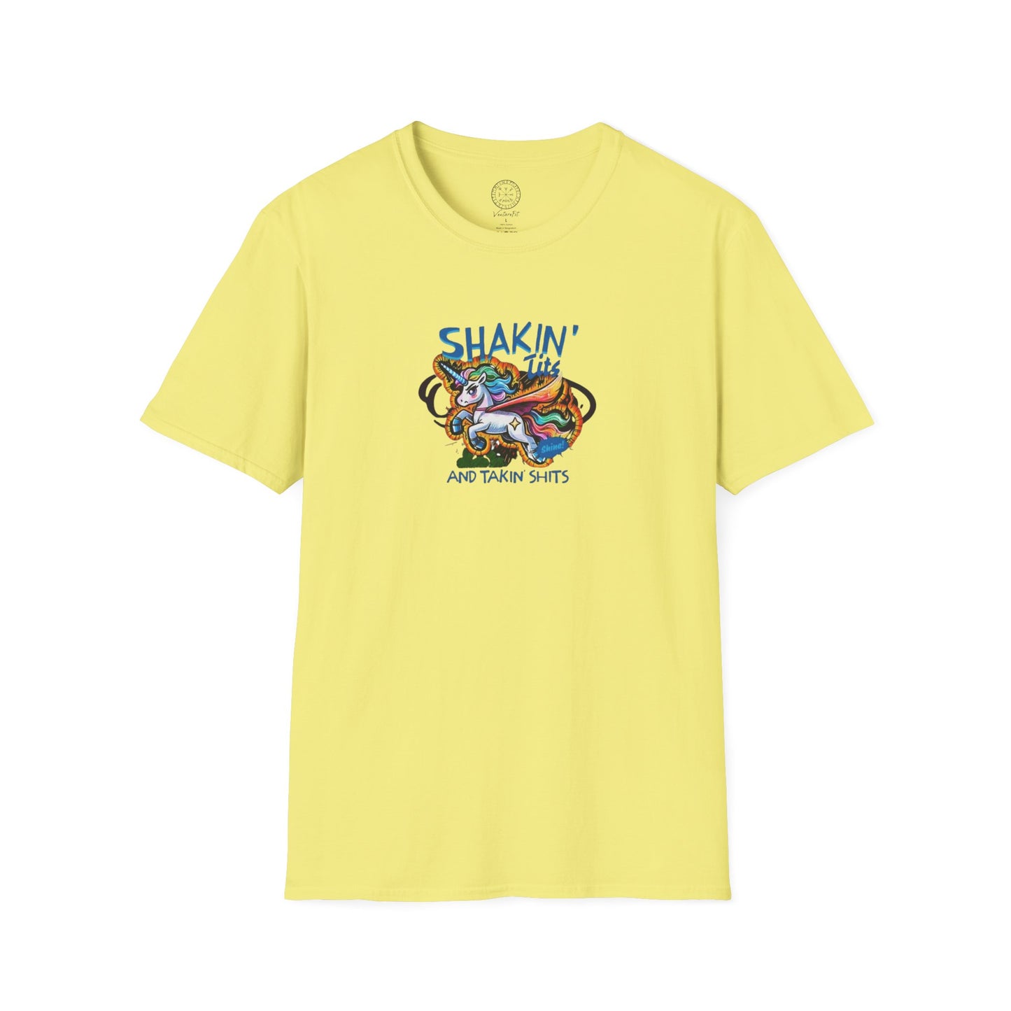 Shakin tits and takin shits Softstyle T shirt