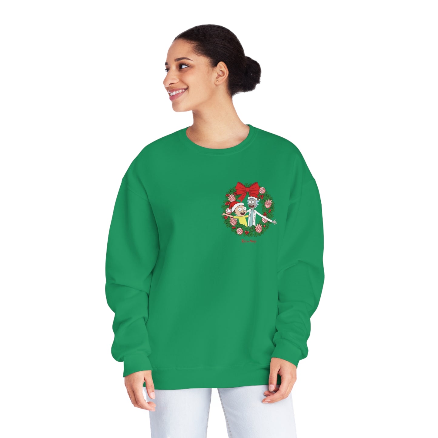 Merry Rickmas Wreath Sweater