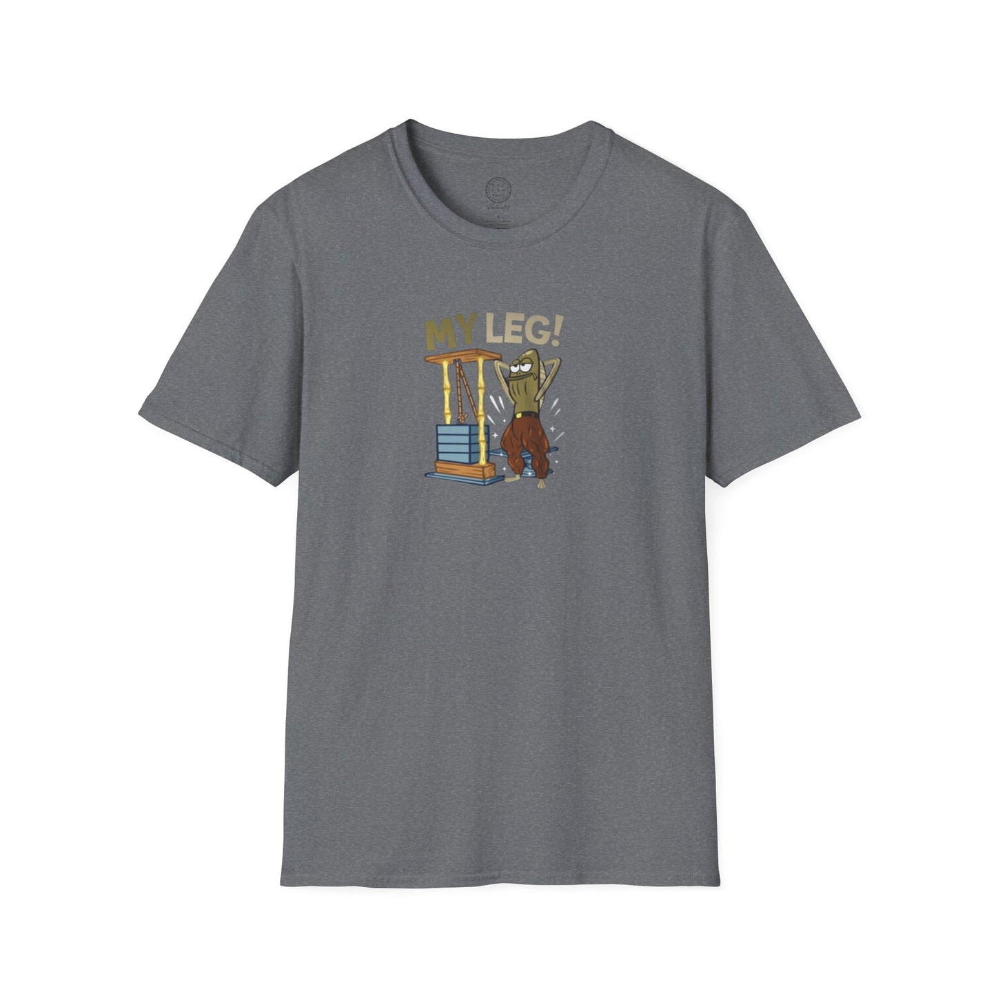 My Leg Jacked Fish Softstyle T-shirt