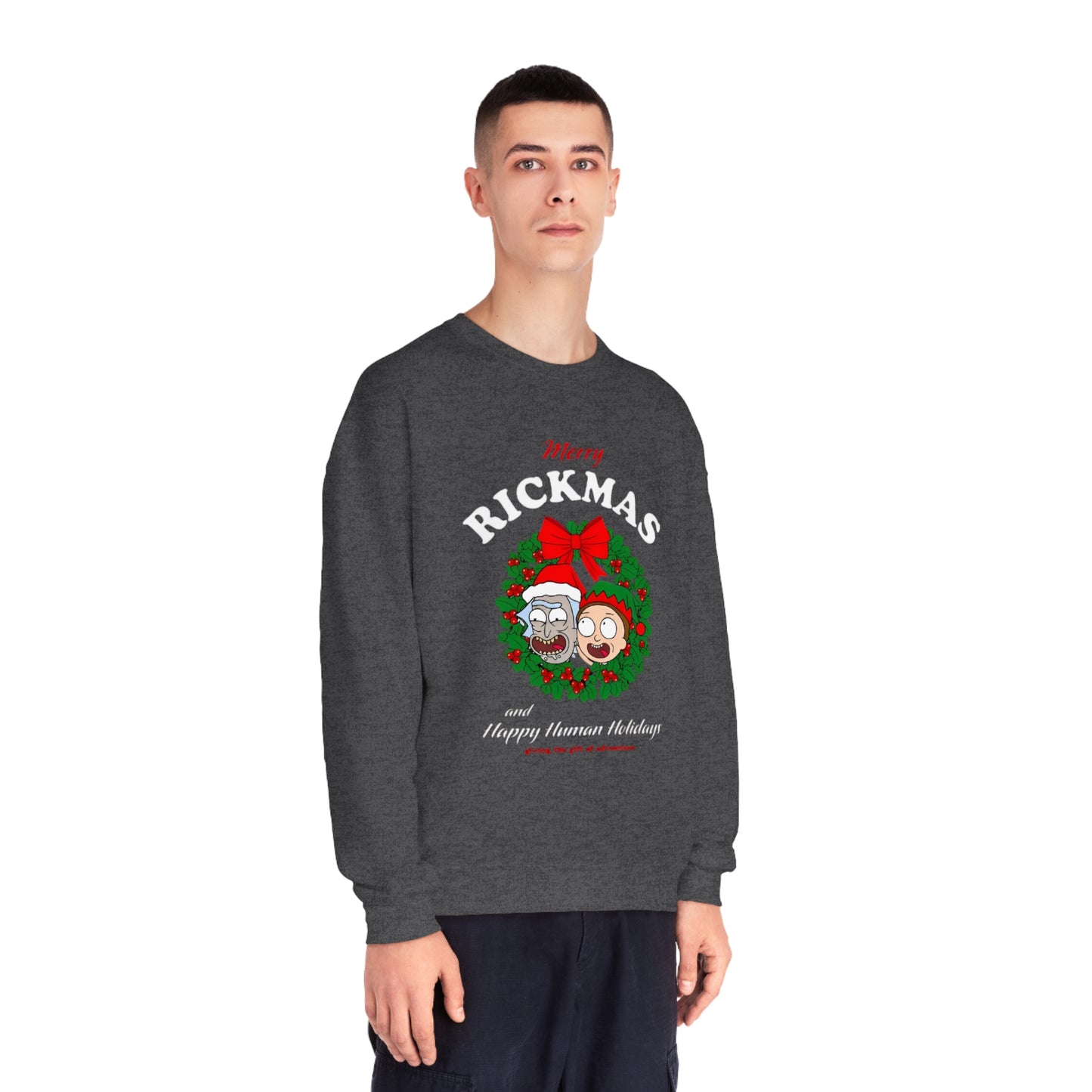 Merry Rickmas and Happy Human Holidays Sweater