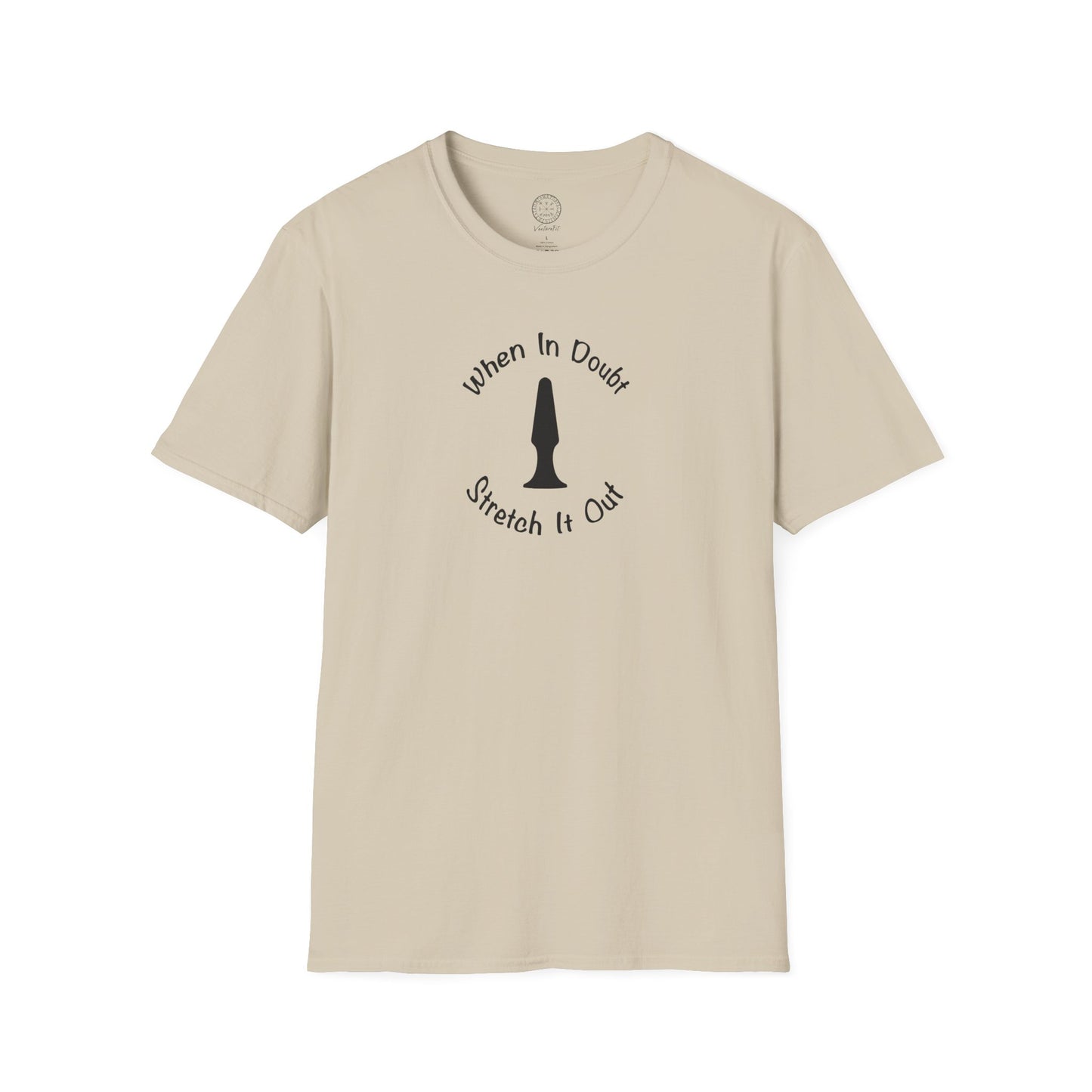 Stretch it Out T-Shirt with Butt Plug