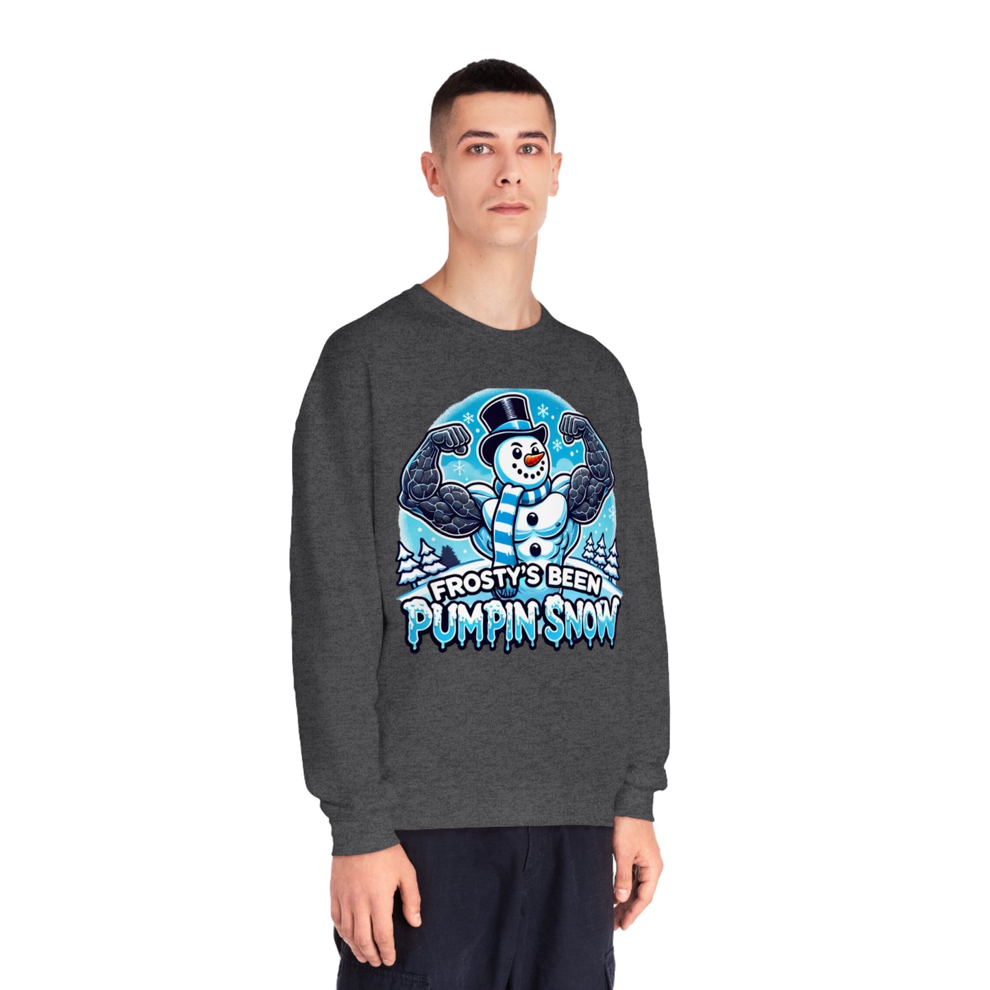 Frosty’s Been Pumpin’ Snow Sweater