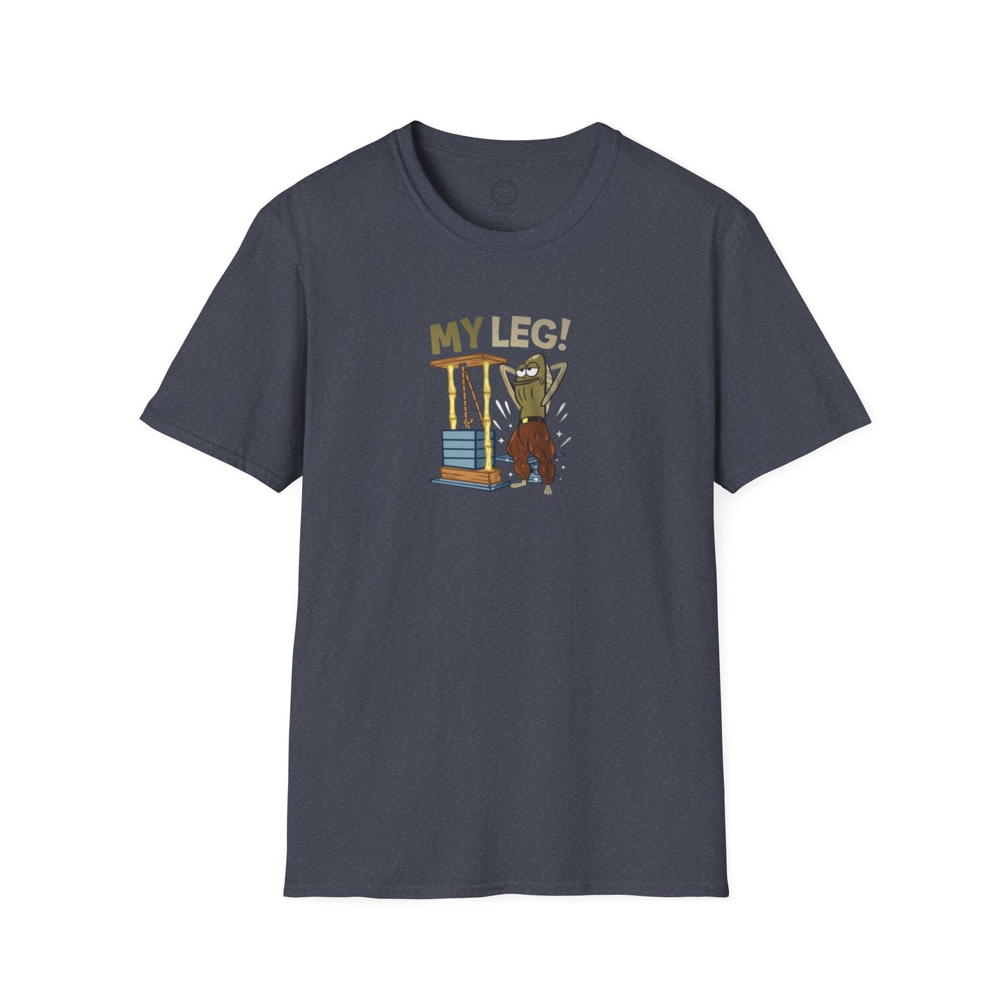 My Leg Jacked Fish Softstyle T-shirt