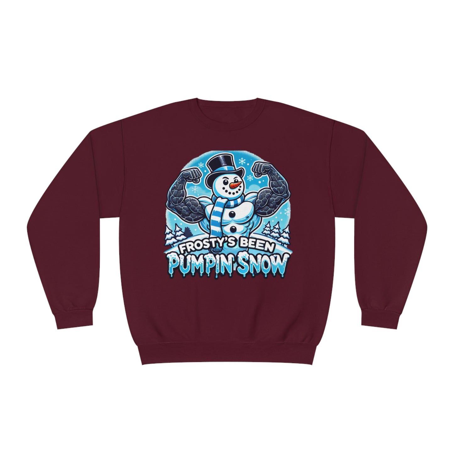 Frosty’s Been Pumpin’ Snow Sweater