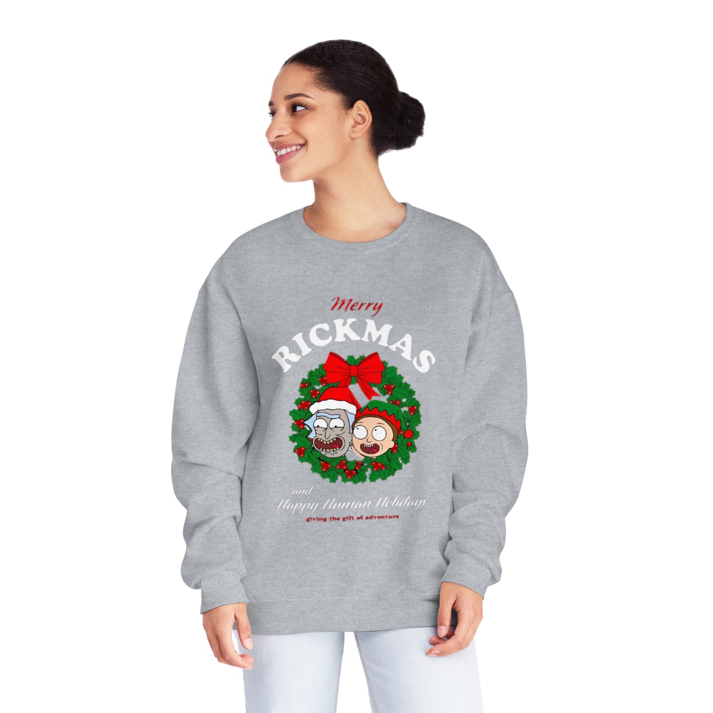 Merry Rickmas and Happy Human Holidays Sweater