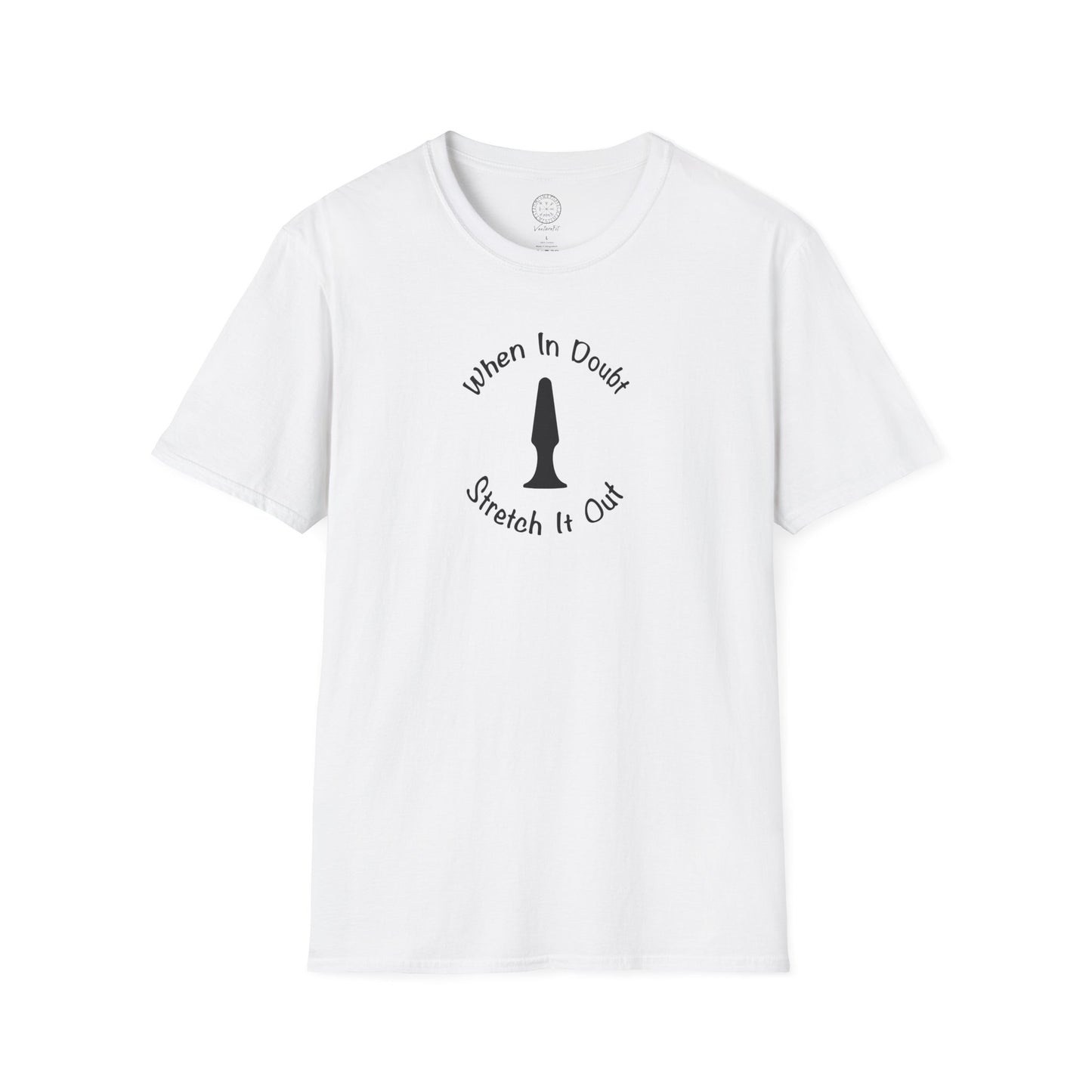 Stretch it Out T-Shirt with Butt Plug