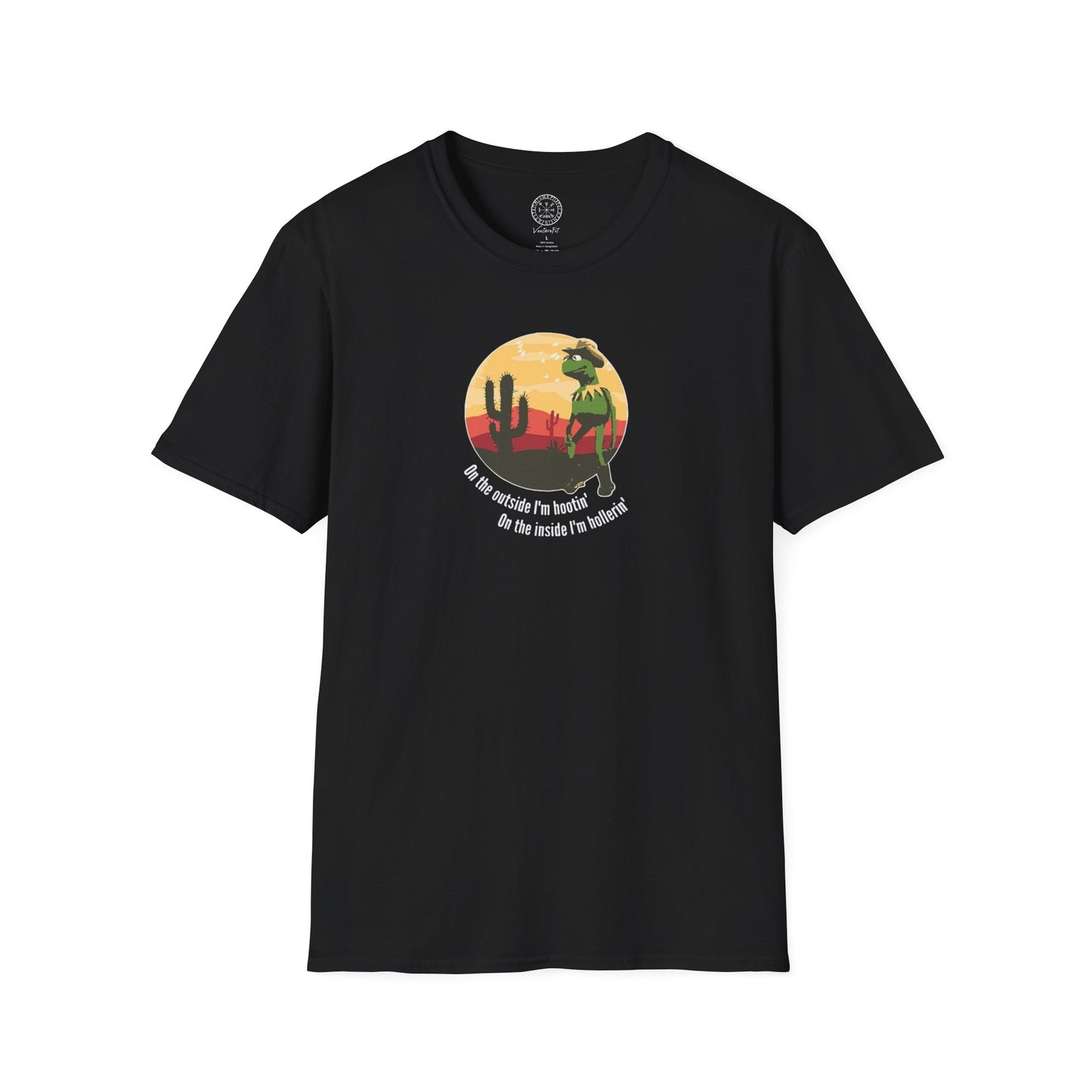 Outside im hooting, inside im hollerin T shirt