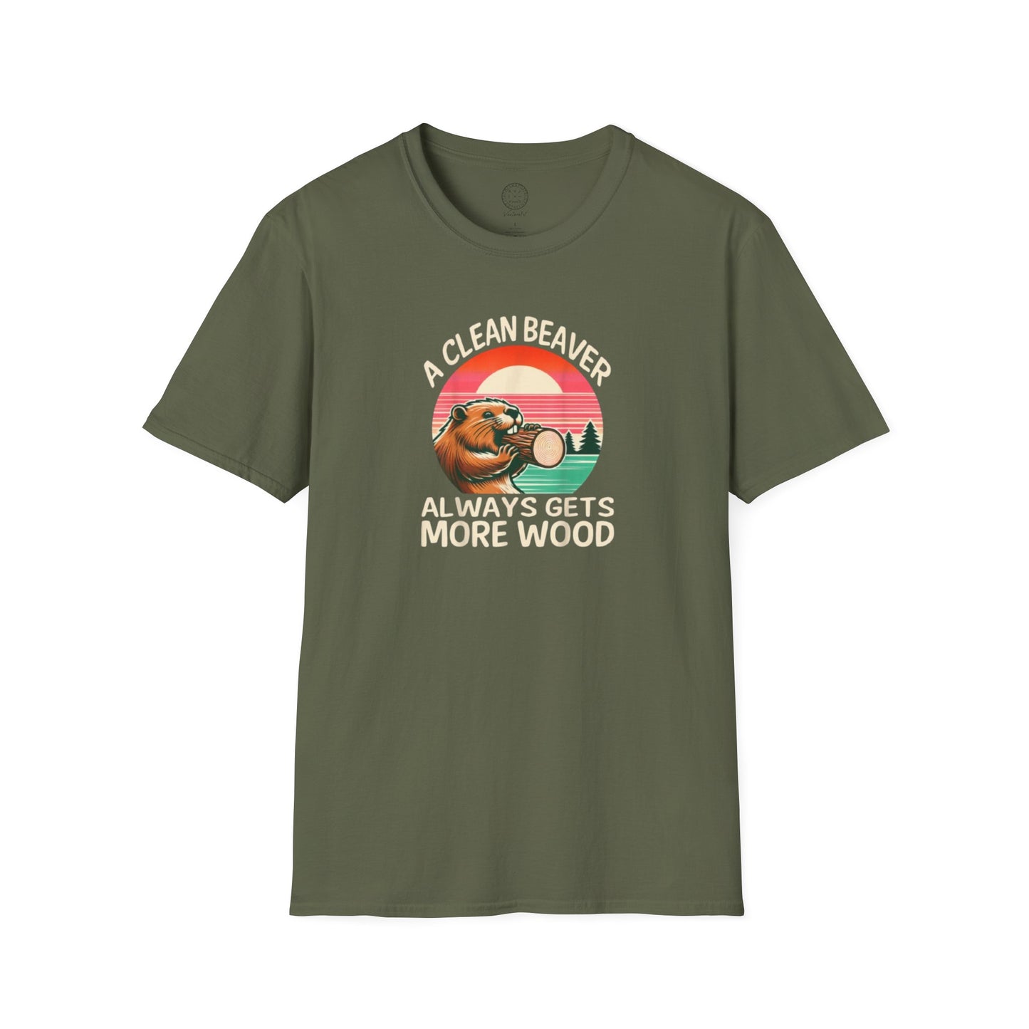 A Clean Beaver Always Gets More Wood Softstyle T-shirt