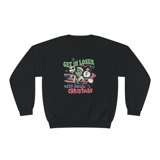 Get in Loser, We’re Saving Christmas! Holiday Sweater