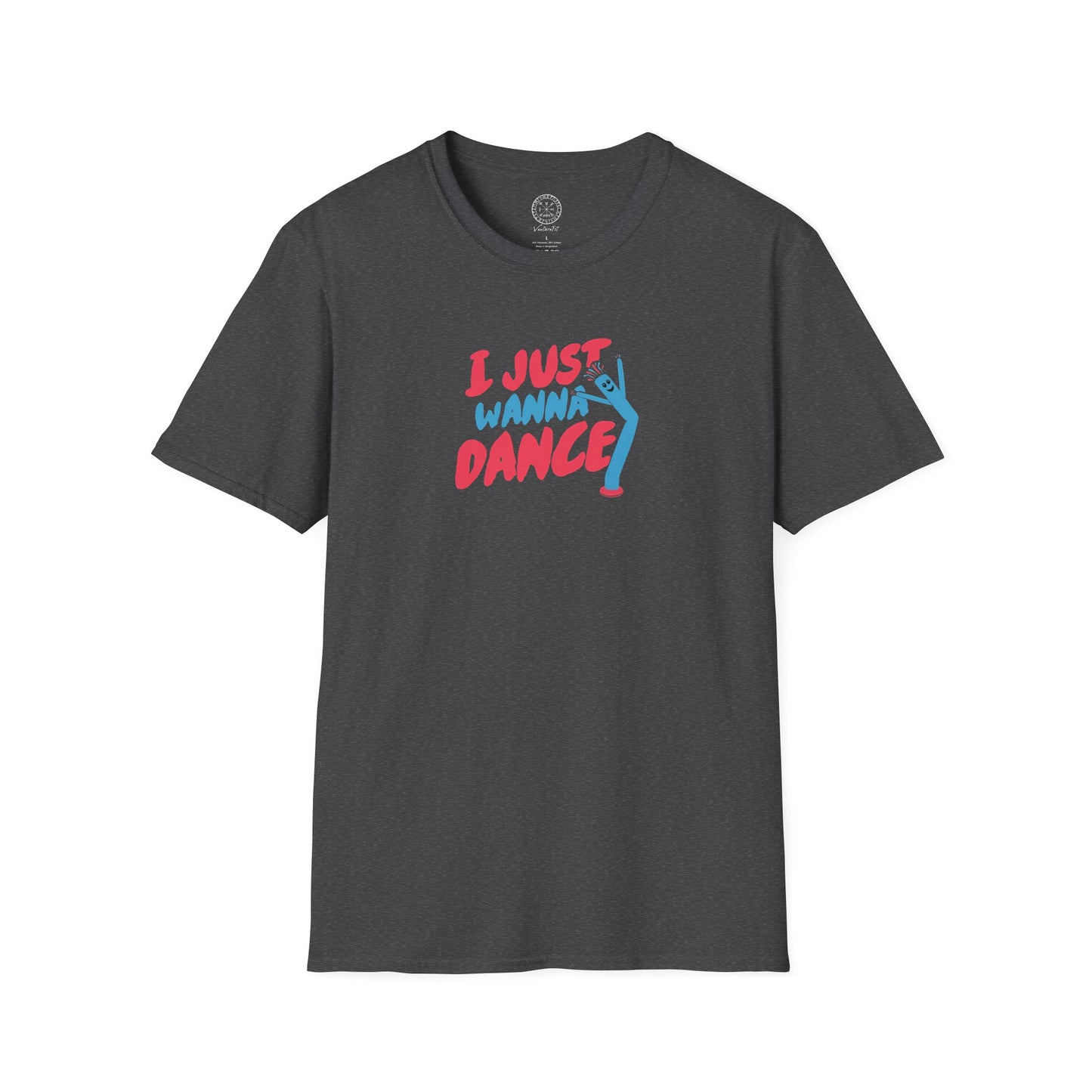Inflatable Arm Guy T-Shirt  I Just Want to Dance