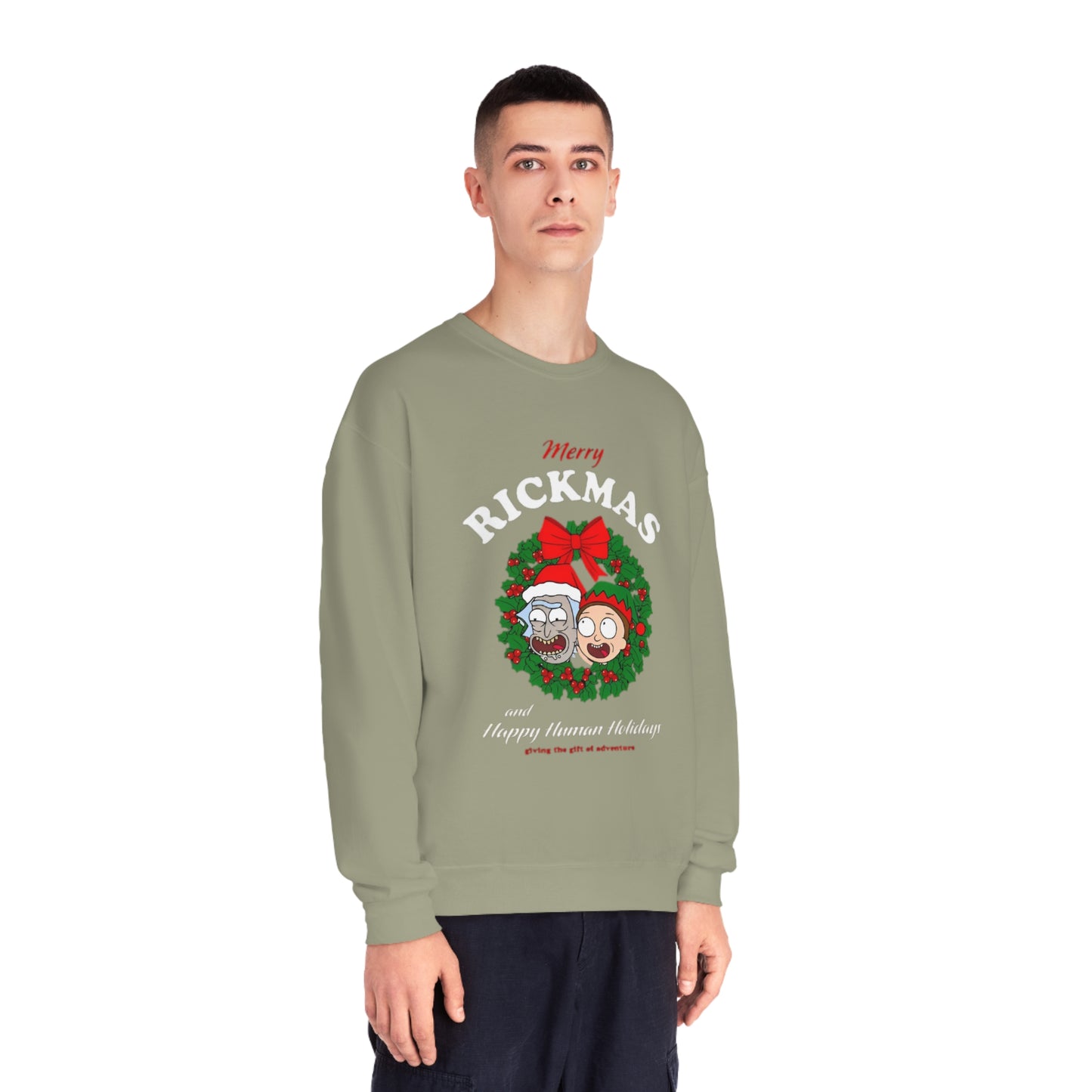Merry Rickmas and Happy Human Holidays Sweater