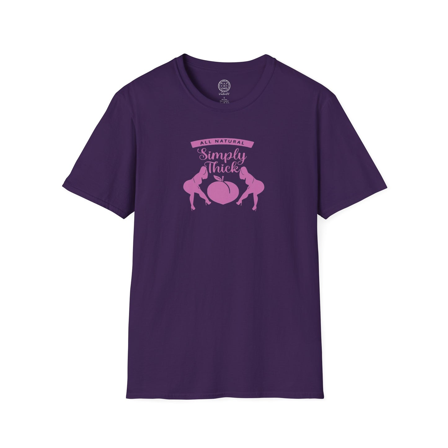 Simply Thick All Natural Logo T-Shirt — Body Positive Tee for Thick Women