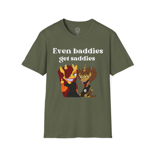 Even Baddies get Saddies Softstyle T-Shirt