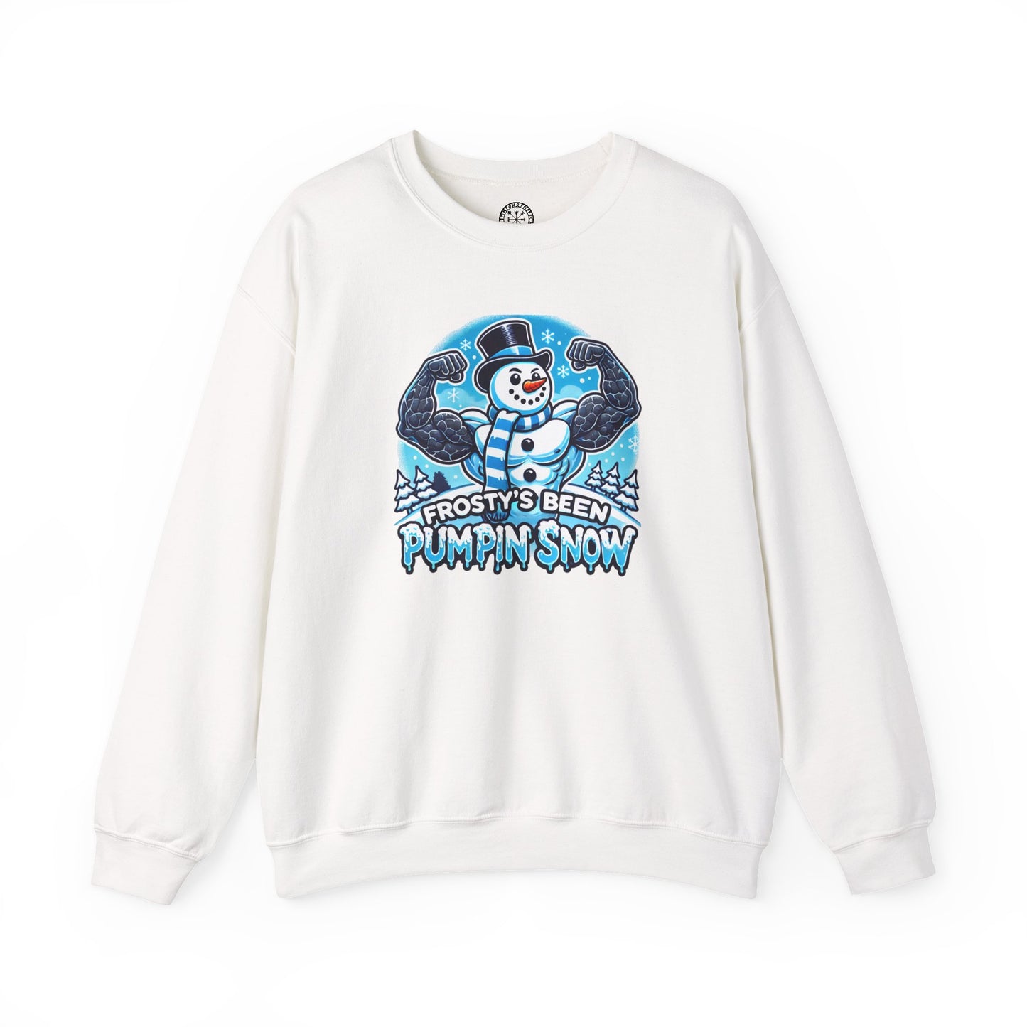 Frosty’s Been Pumpin’ Snow Sweater