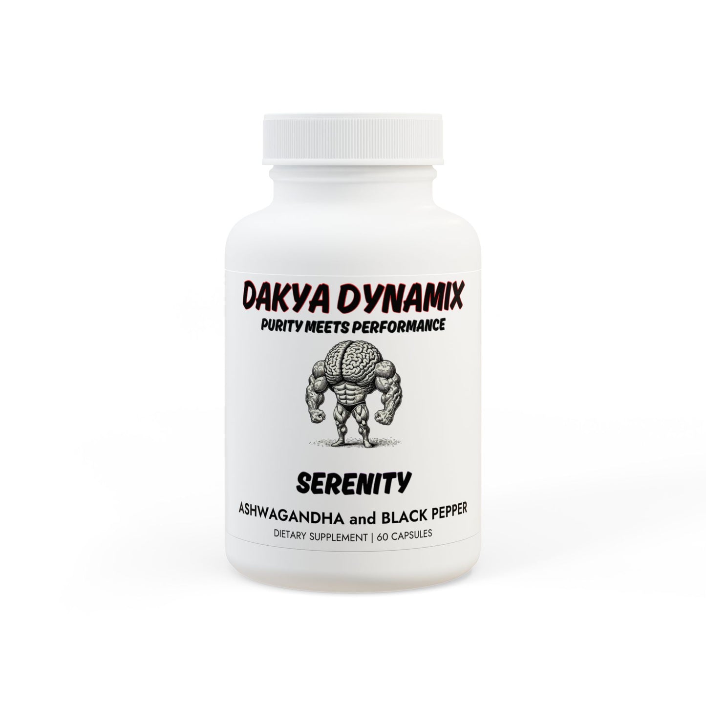 Serenity Ashwagandha and Black Pepper Supplement