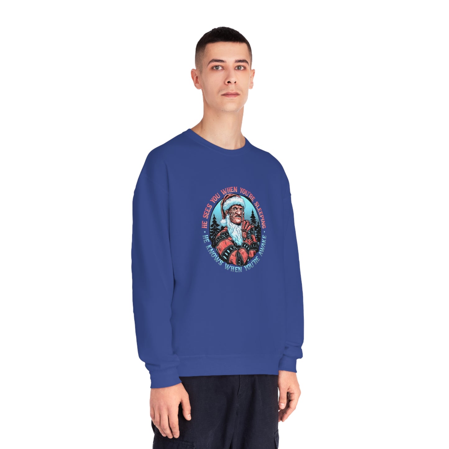 He Sees You When You’re Sleeping Christmas Sweater
