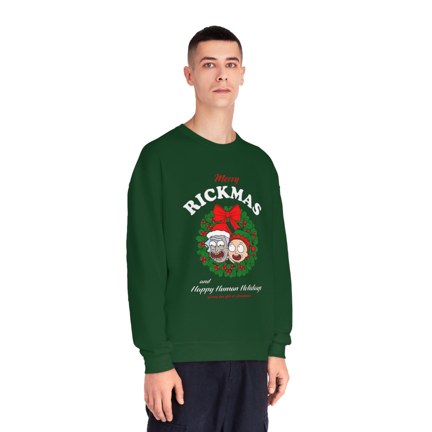 Merry Rickmas and Happy Human Holidays Sweater