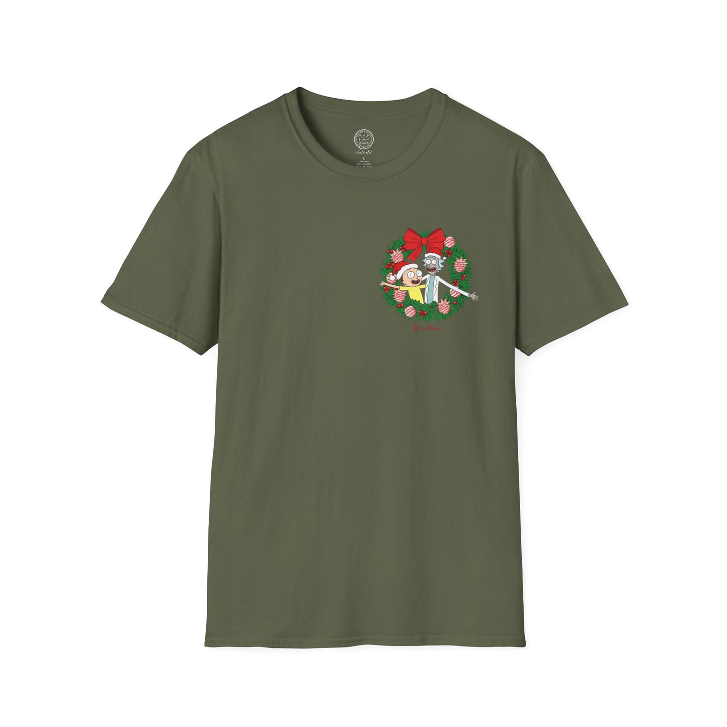 Merry Rickmas Wreath T shirt