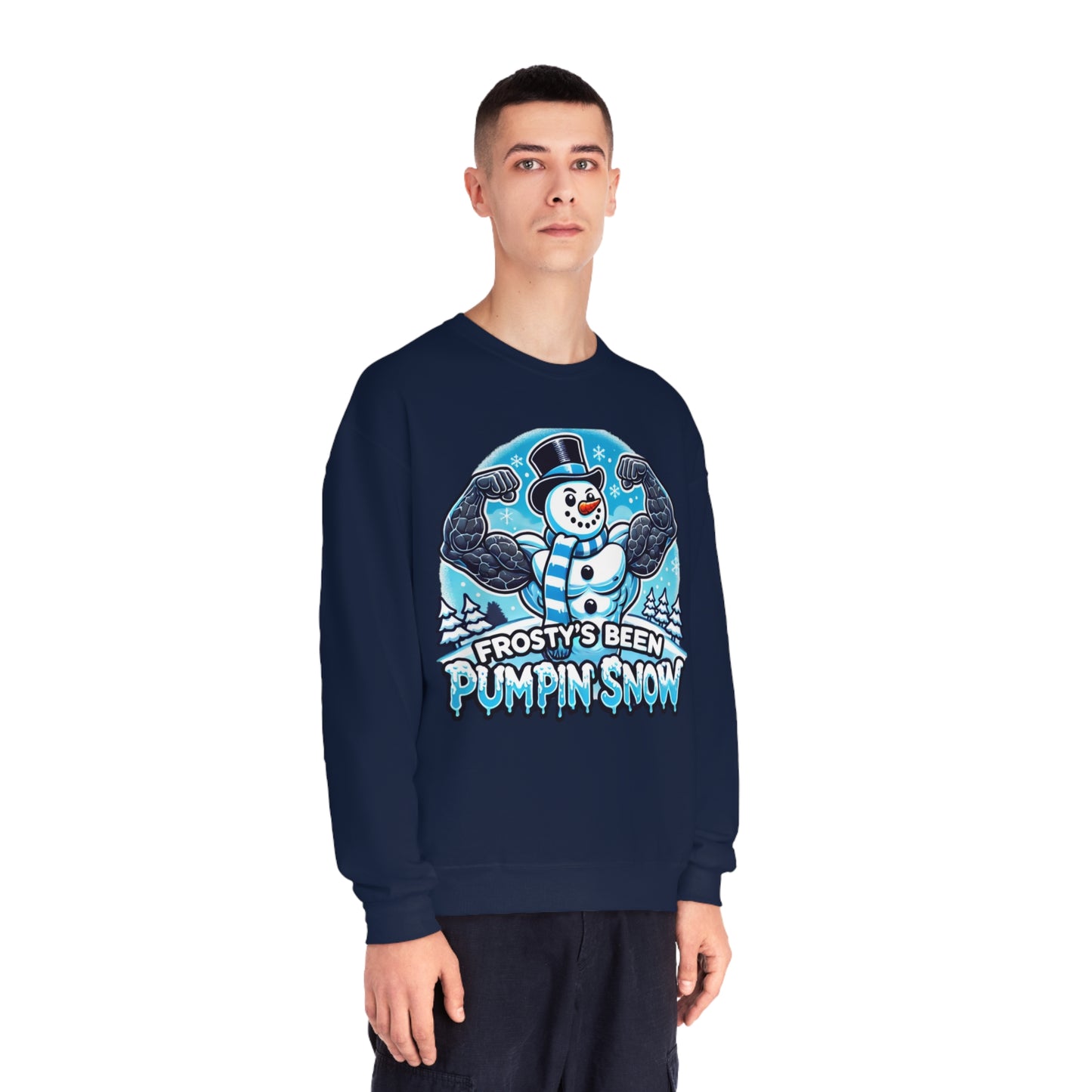Frosty’s Been Pumpin’ Snow Sweater