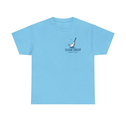 Clean Sweep Services” Logo Tee
