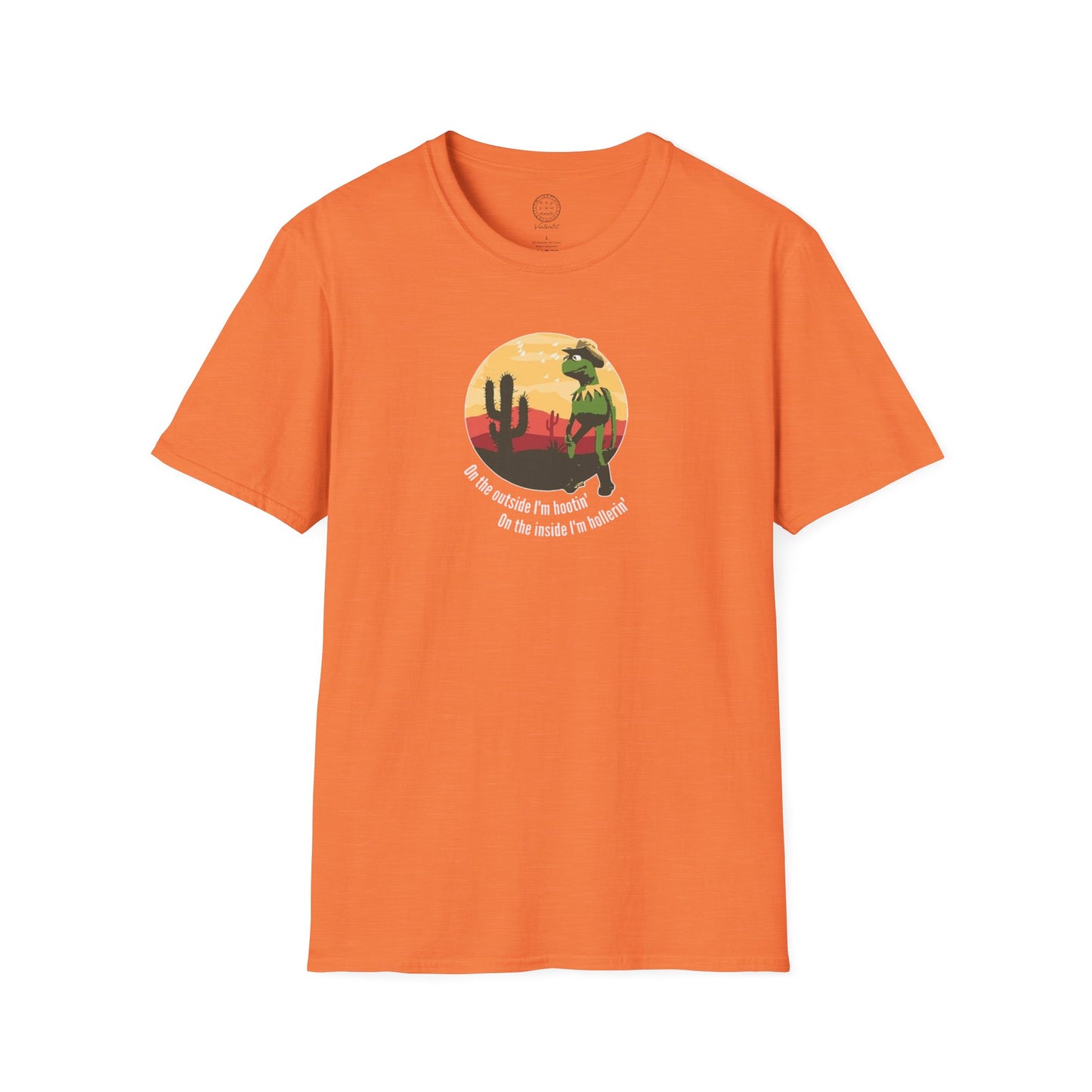 Outside im hooting, inside im hollerin T shirt