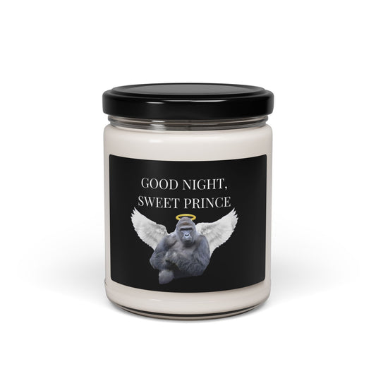 Harambe Scented Candle Goodnight, Sweet Prince