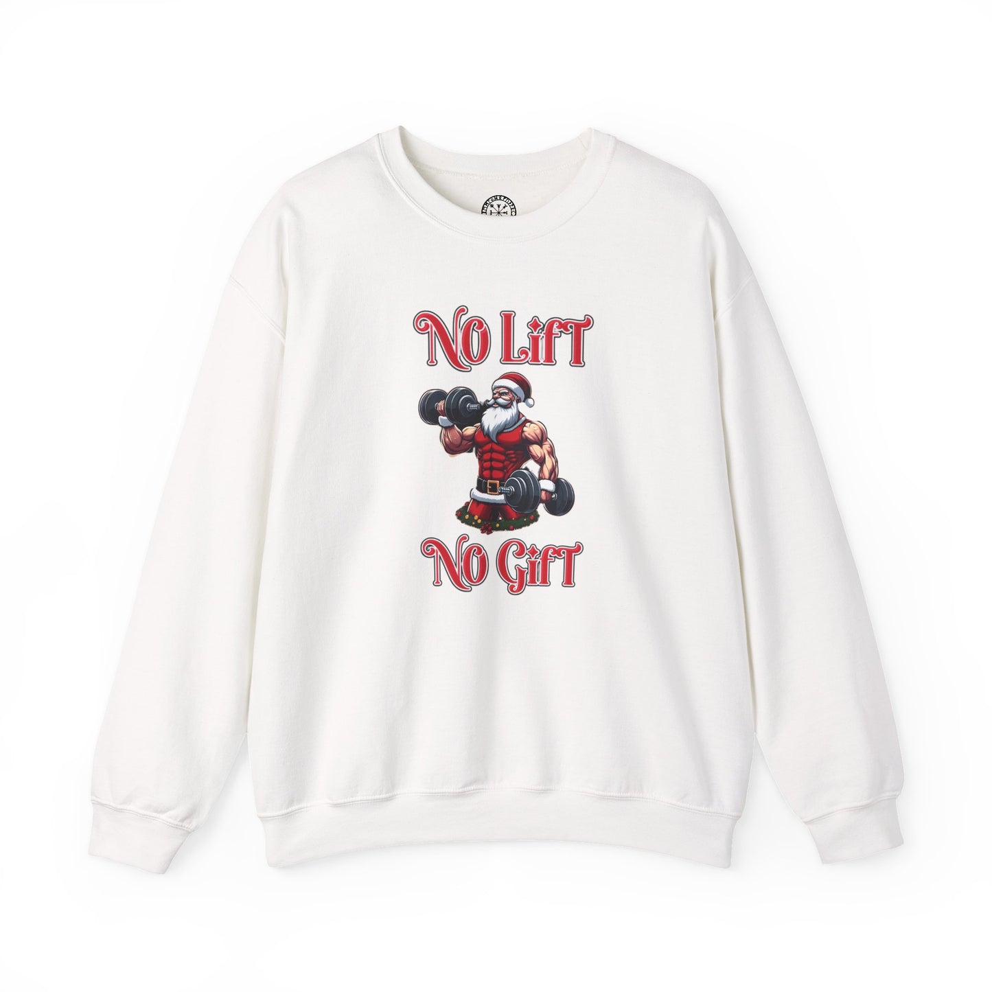 No Lift No Gift Santa Holiday Sweater