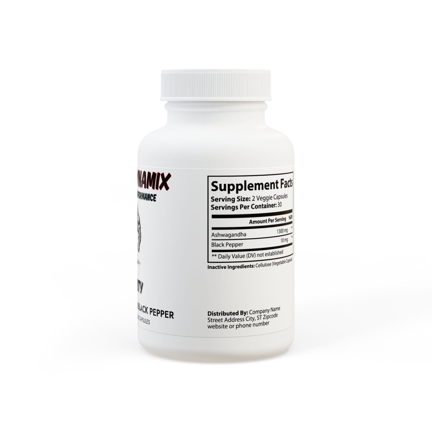 Serenity Ashwagandha and Black Pepper Supplement