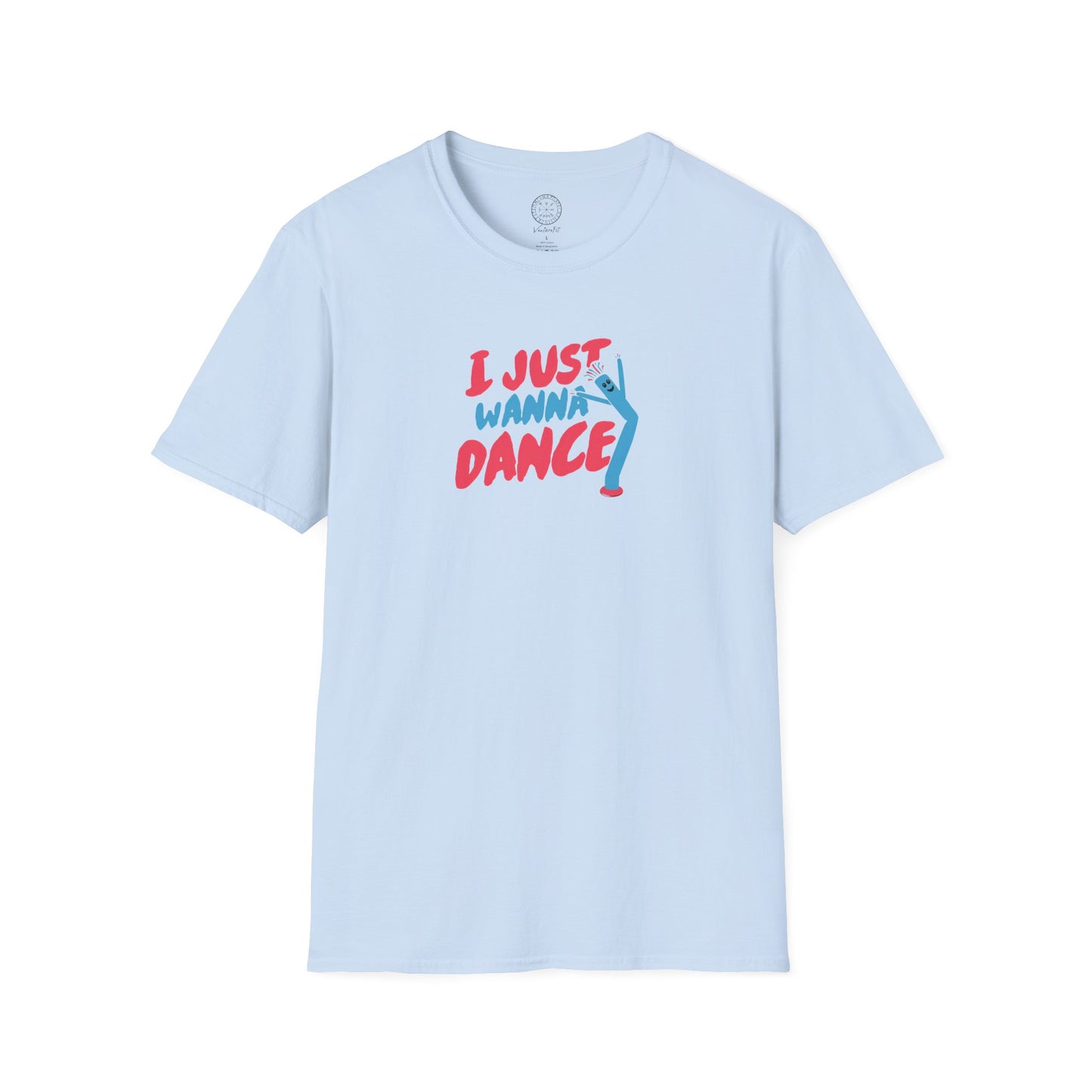 Inflatable Arm Guy T-Shirt  I Just Want to Dance
