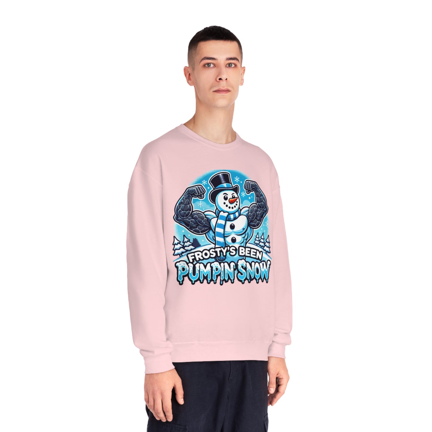 Frosty’s Been Pumpin’ Snow Sweater