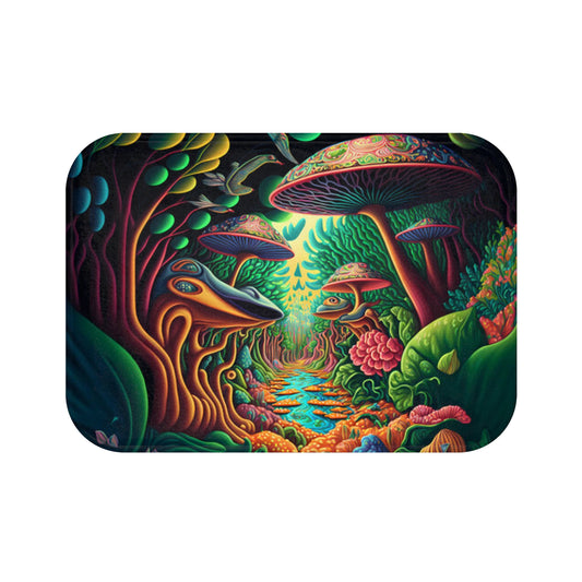 Mushroom Forest Bath Mat