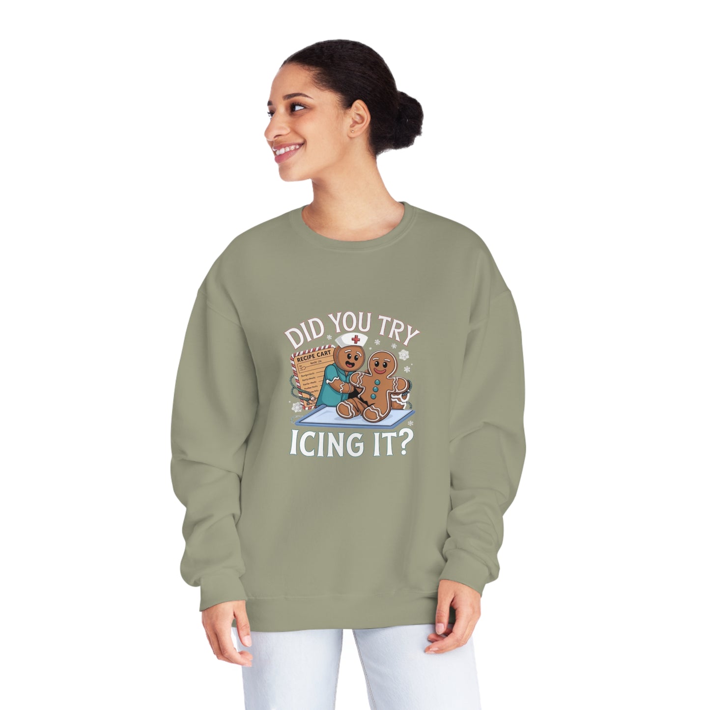 Gingerbread Cookie T-Shirt - Did You Try Icing It? Unisex Sweater