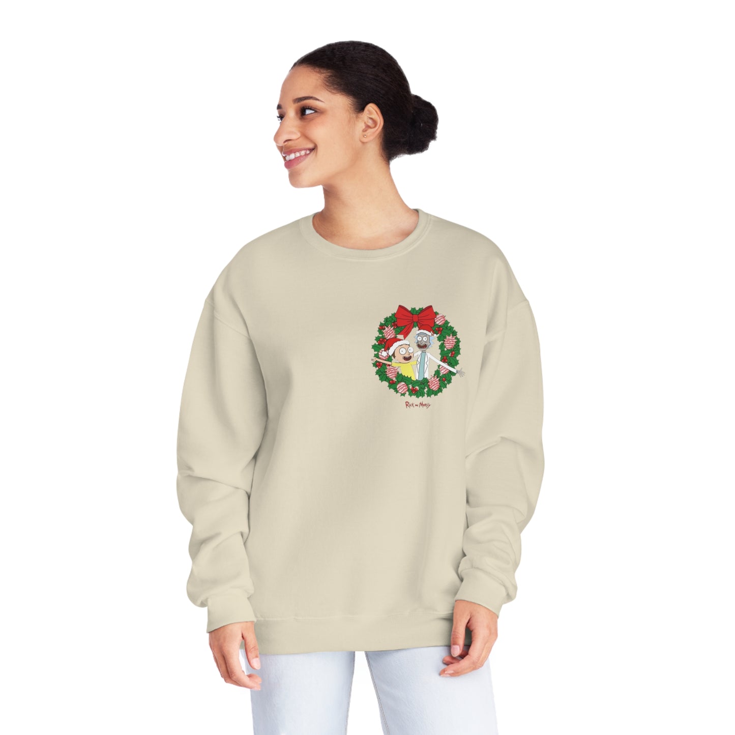 Merry Rickmas Wreath Sweater