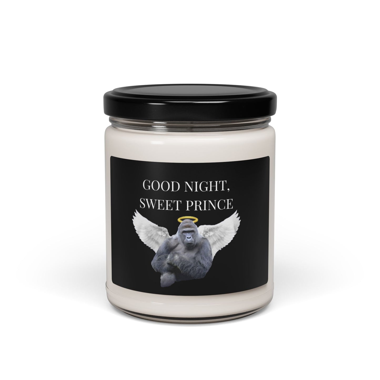 Harambe Scented Candle Goodnight, Sweet Prince