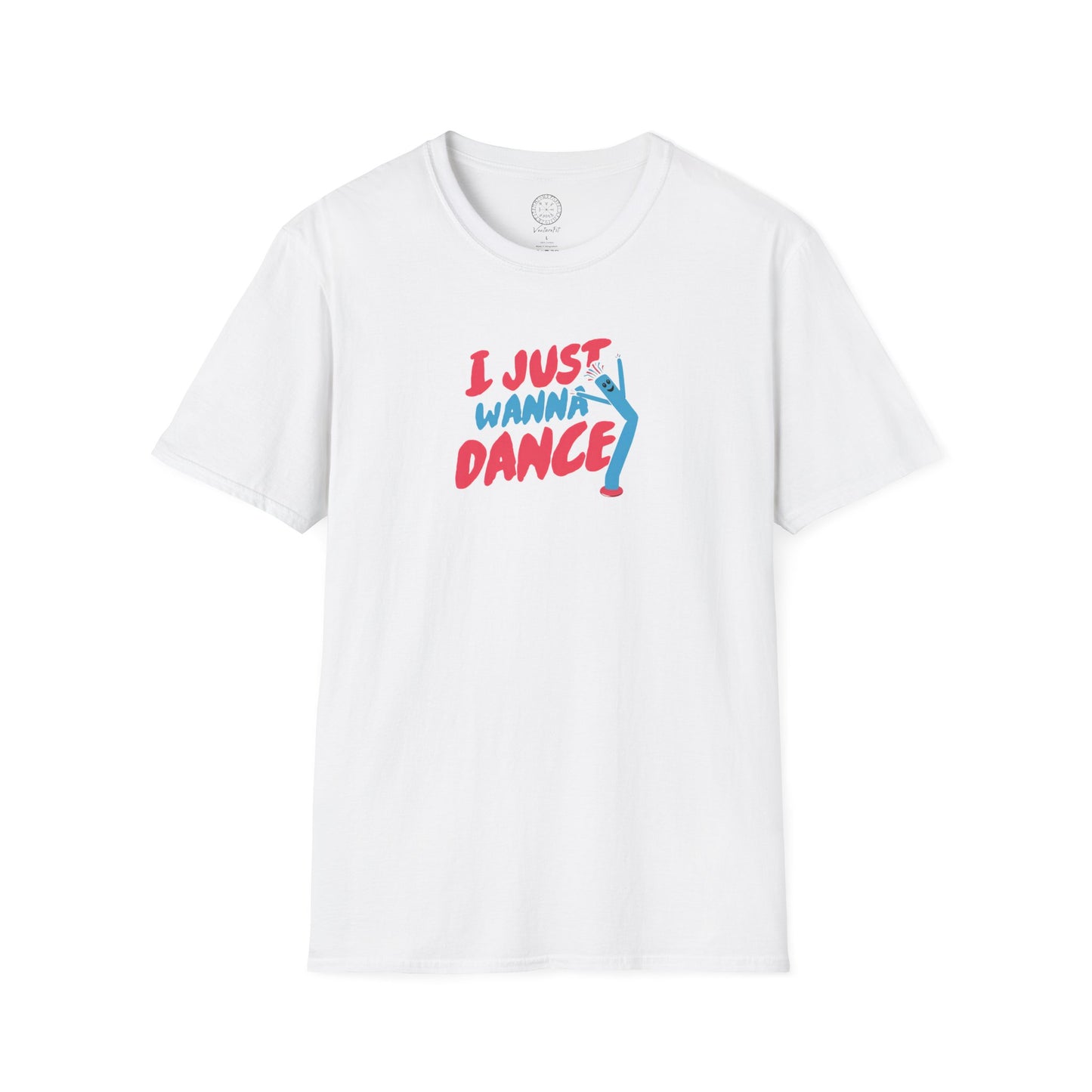 Inflatable Arm Guy T-Shirt  I Just Want to Dance
