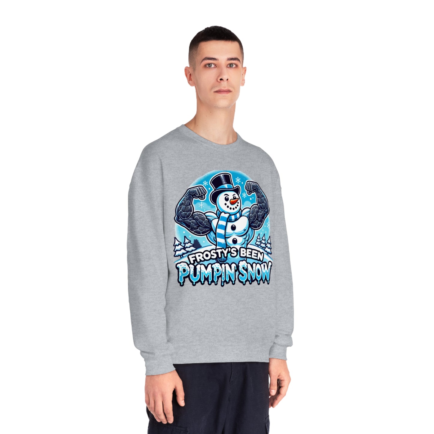 Frosty’s Been Pumpin’ Snow Sweater