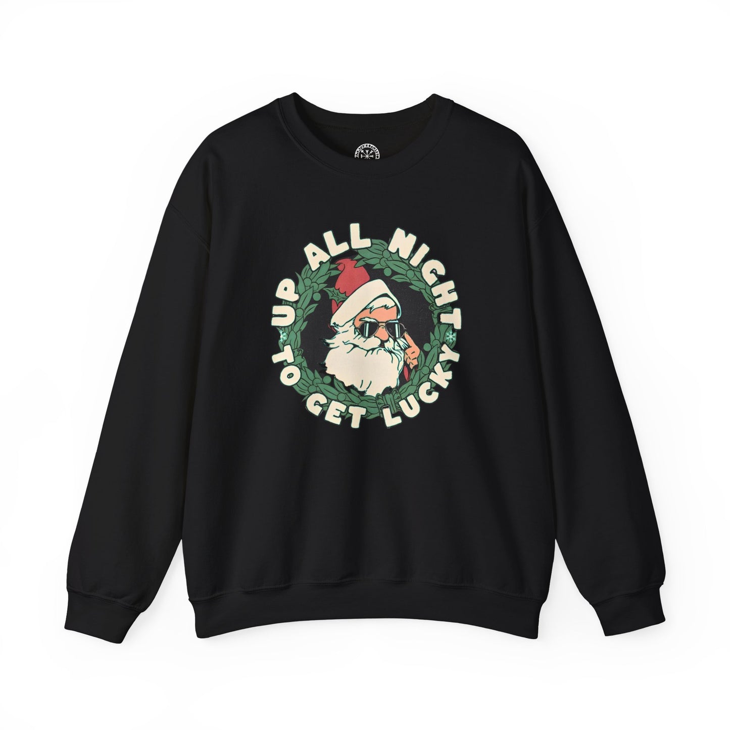 Santa’s Up All Night to Get Lucky Holiday Sweater
