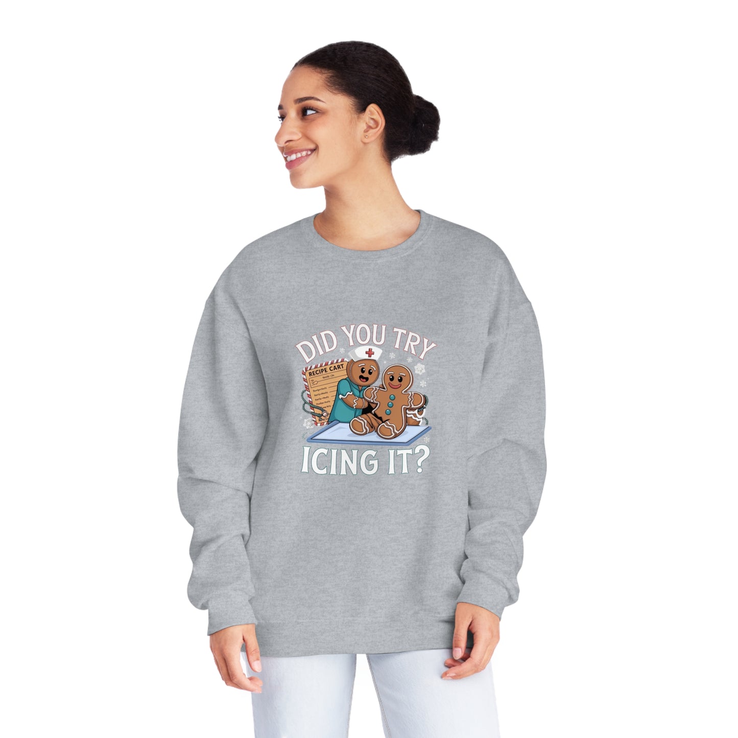 Gingerbread Cookie T-Shirt - Did You Try Icing It? Unisex Sweater