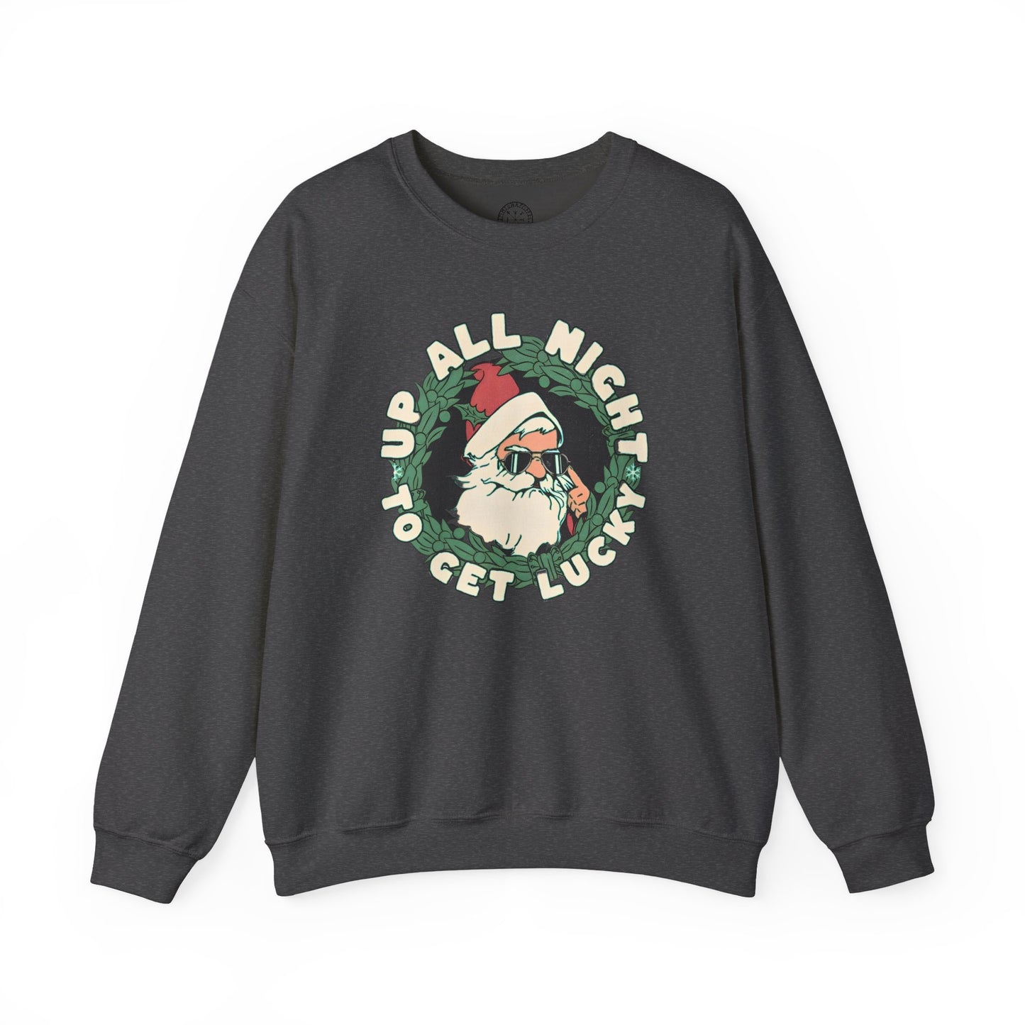 Santa’s Up All Night to Get Lucky Holiday Sweater