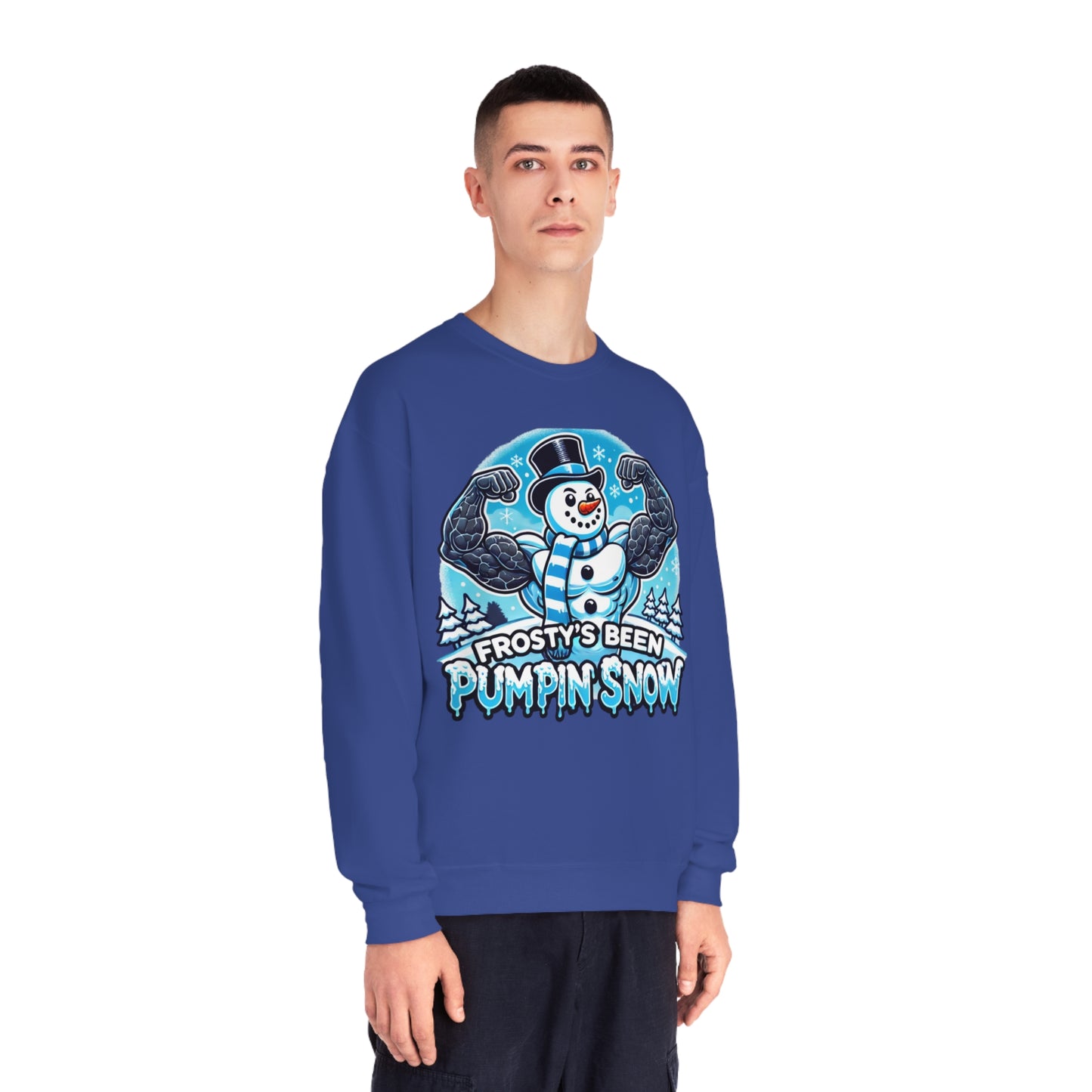 Frosty’s Been Pumpin’ Snow Sweater