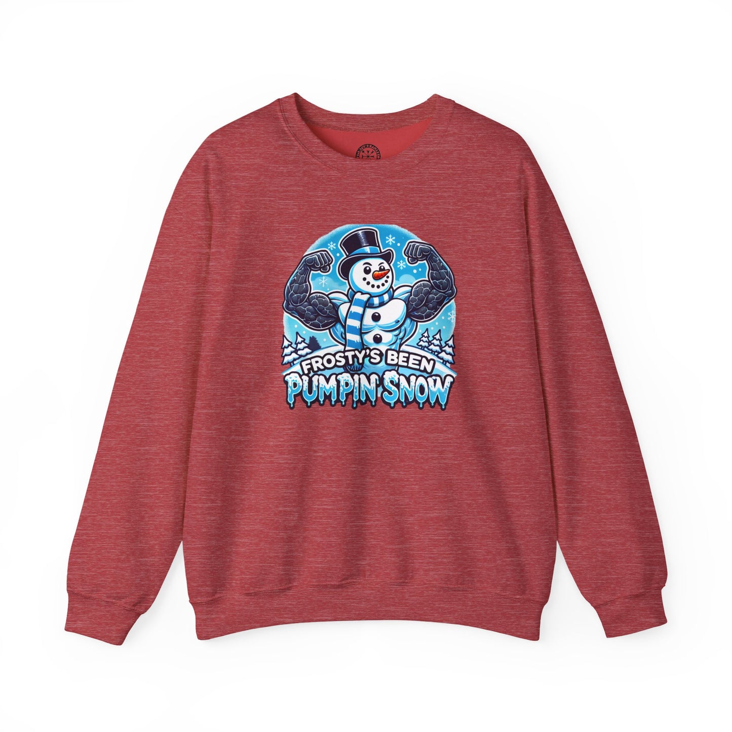 Frosty’s Been Pumpin’ Snow Sweater