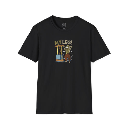My Leg Jacked Fish Softstyle T-shirt