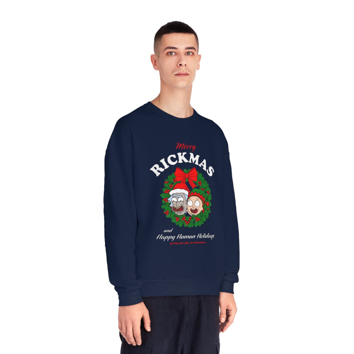 Merry Rickmas and Happy Human Holidays Sweater