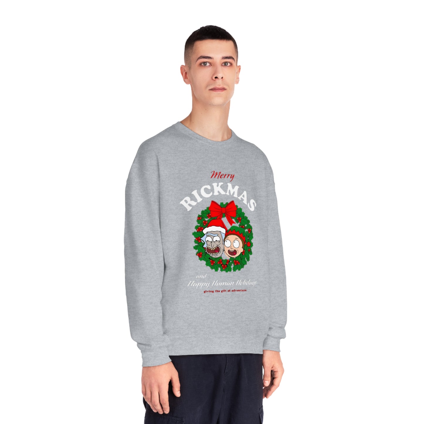 Merry Rickmas and Happy Human Holidays Sweater